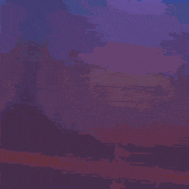 a painting of a circle of fire with a purple background .