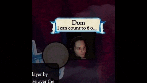 a fortune teller token that says dom i can count to 60