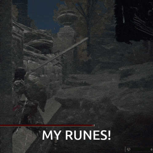 a screenshot of a video game with the words my runes