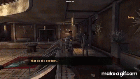What Is The Problem Benny GIF - What Is The Problem Benny Fallout New Vegas GIFs