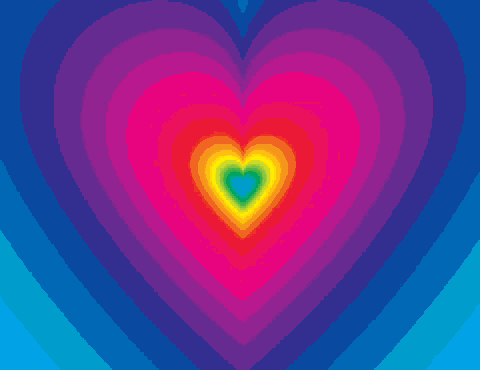 Hearts Rainbow GIF - Hearts Rainbow Soft GIFs