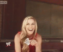 Renee Young Laughing GIF - Renee Young Laughing Pretty GIFs