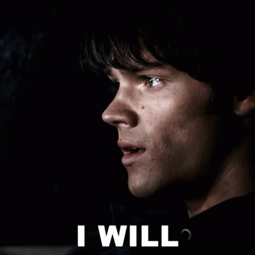 I Will Sam Winchester GIF - I Will Sam Winchester Jared Padalecki GIFs
