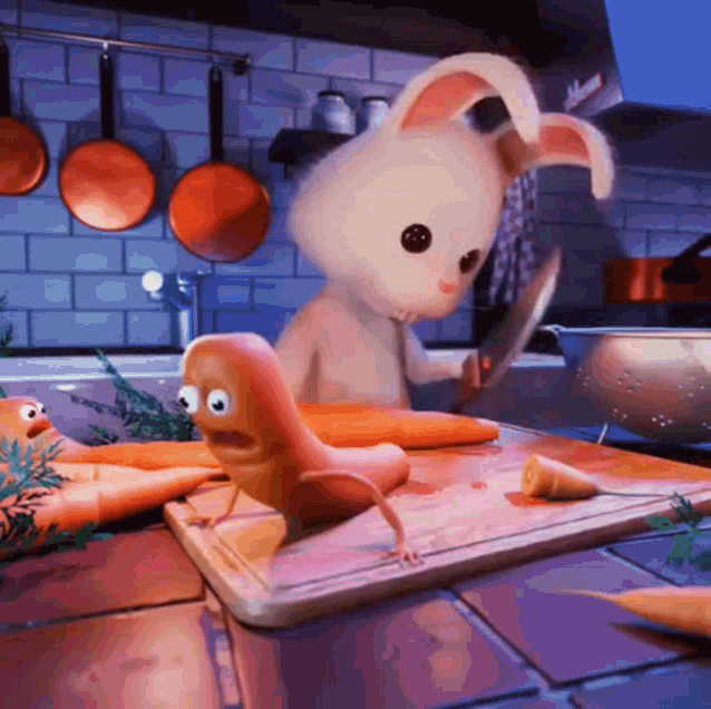 Bunny Carrots GIF - Bunny Carrots Chef GIFs