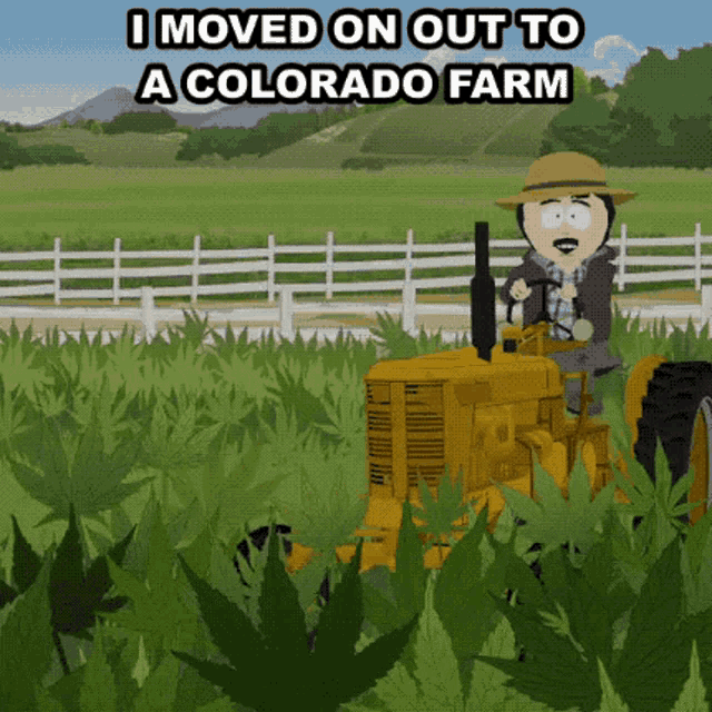 I Moved On Out To A Colorado Farm Randy Marsh GIF - I Moved On Out To A Colorado Farm Randy Marsh South Park GIFs