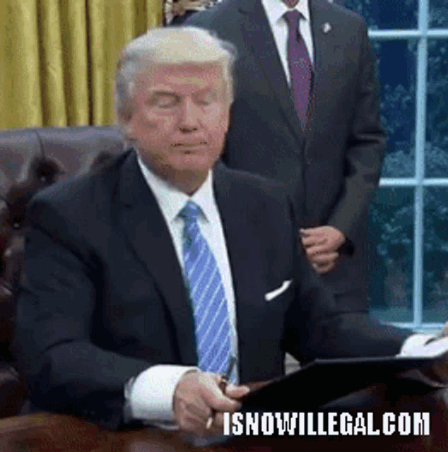 Donald Trump Straight Face GIF - Donald Trump Straight Face Boi Is Now Illegal GIFs