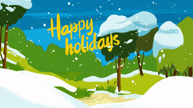 Happy Holidays Snowball GIF - Happy Holidays Snowball Ollie GIFs
