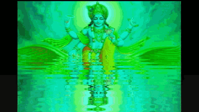 Hari Vishnu Water GIF - Hari Vishnu Water Reflection GIFs