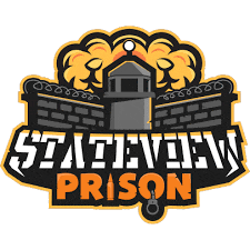 a logo for the stateview prison with a lighthouse
