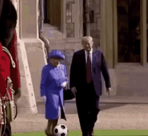 Queen Trump GIF - Queen Trump Football GIFs