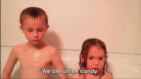 Candy Eating X-posed GIF - We Ate All The Candy Kids Tantrums GIFs