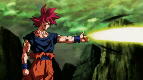Goku Finger Gun GIF - Goku Finger Gun Tournament Of Power GIFs