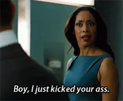 Jessica Pearson GIF - Jessica Pearson Boy Bye Just Kicked Your Ass GIFs