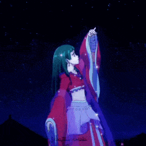 a drawing of a girl in a red cape with the words always time written below her