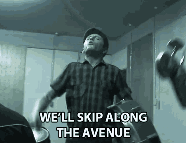 We Will Skip Along The Avenue Pass The Avenue GIF - We Will Skip Along The Avenue Pass The Avenue Move Away GIFs