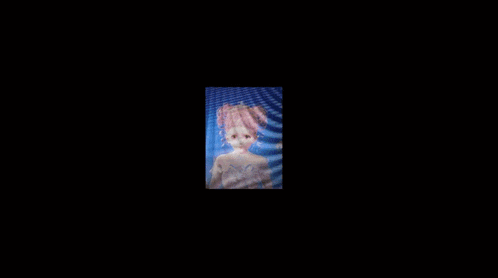 a girl with pink hair and the words what even