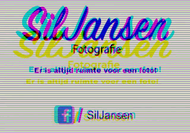 a colorful advertisement for siljansen fotografie
