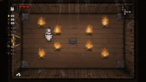 a screenshot of a video game shows a rabbit with a smiley face