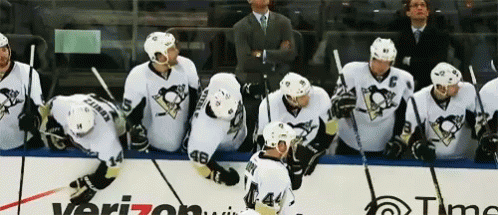 Pittsburgh Penguins GIF - Hockey Team Cheering GIFs