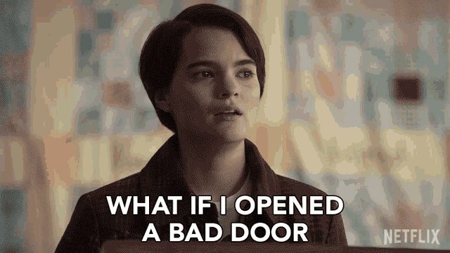 Whta If I Opened A Bad Door And I Can Never Close It GIF - Whta If I Opened A Bad Door And I Can Never Close It Elodie Davis GIFs