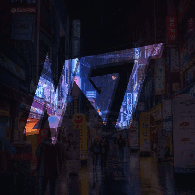 a sign that says ' low ' on it is on a dark street