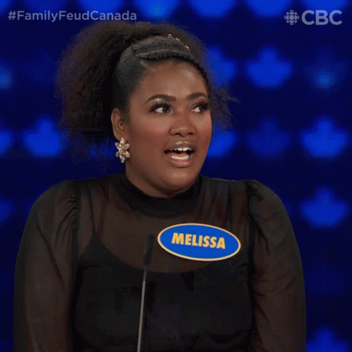 Maybe Melissa GIF - Maybe Melissa Family Feud Canada GIFs