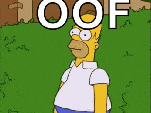 Oof The Simpsons GIF - Oof The Simpsons Homer Simpson GIFs