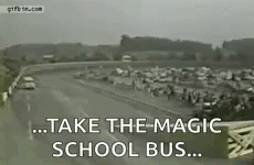 School Bus Jumping Off A Ramp GIF - School Bus Jumping Off A Ramp Crazy School Bus GIFs