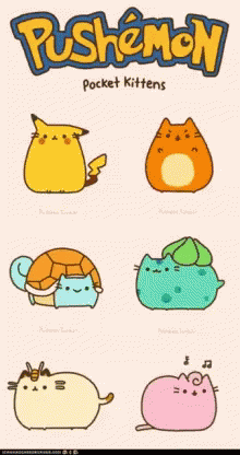 Pokemon Pocket Kittens GIF - Pokemon Pocket Kittens Pusheen GIFs