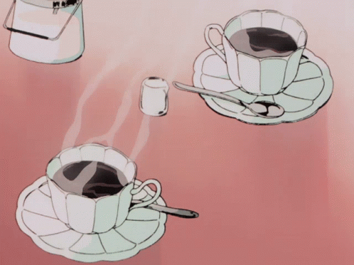 Anime Coffee Cup GIF - Anime Coffee Cup Coffee GIFs