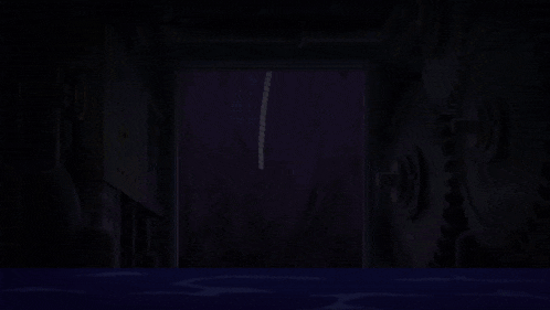 a person is standing in a dark room with a glowing circle around them