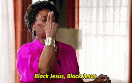 Blackish Black Jesus GIF - Blackish Black Jesus Sign Of The Cross GIFs