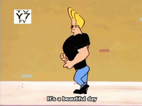 Pay Yourself A Compliment Today GIF - Johnny Bravo Beautiful Day Not As Beautiful As Me GIFs