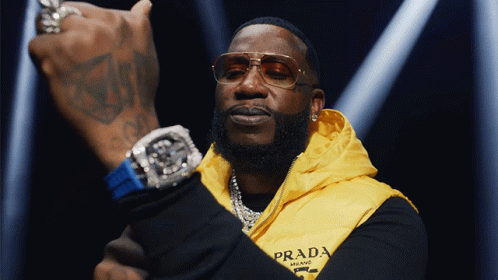 Look At My Watch Gucci Mane GIF - Look At My Watch Gucci Mane Fake Friends Song GIFs