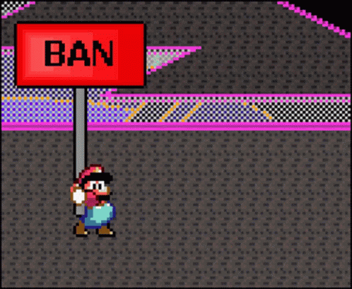 Ban Super Mario GIF - Ban Super Mario Pixel Art GIFs