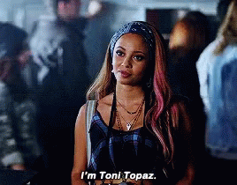 Toni Topaz Vanessa Morgan GIF - Toni Topaz Vanessa Morgan Riverdale GIFs