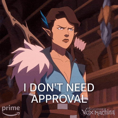 a poster for the legend of vox machina shows a woman with an arrow