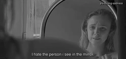 Girl Sad GIF - Girl Sad I Hate The Person In The Mirror GIFs