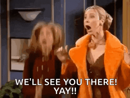 a woman in a fur coat is standing next to another woman in a fur coat and yelling .