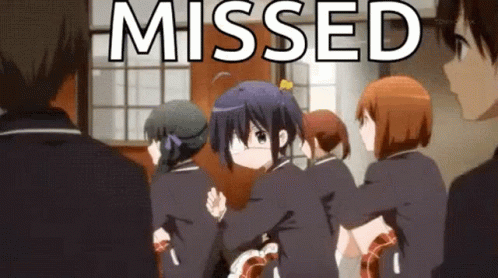 Missed Love Chuunibyo And Other Delusions GIF - Missed Love Chuunibyo And Other Delusions Fail GIFs