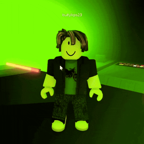 a roblox character with the name duffylips23 on the bottom