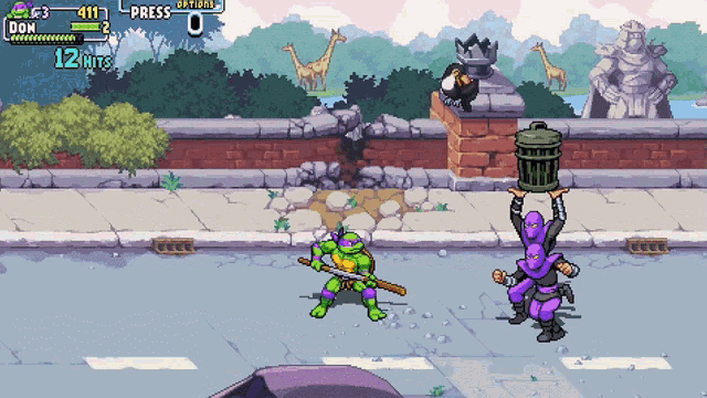 Teenage Mutant Ninja Turtles Shredders Revenge GIF - Teenage Mutant Ninja Turtles Shredders Revenge Game GIFs