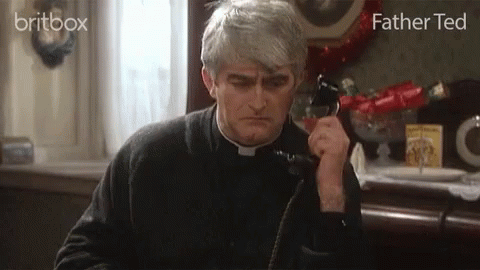 Say What Father Ted GIF - Say What Father Ted Britbox GIFs