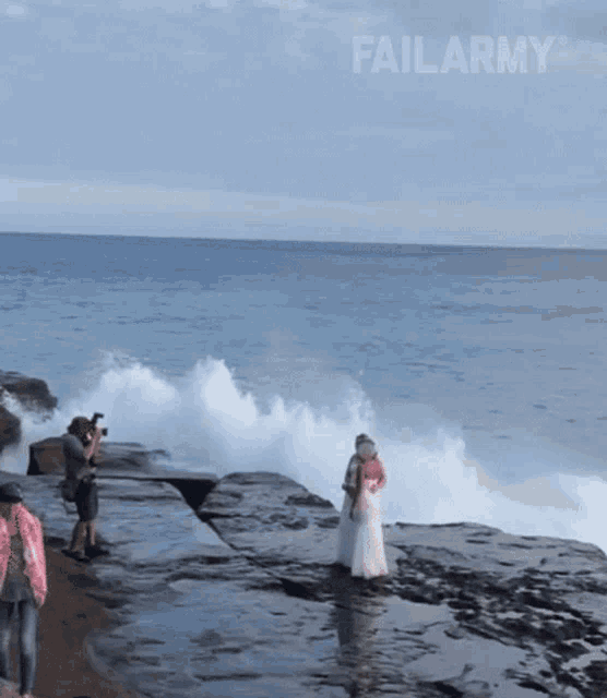 Wave Splash Failarmy GIF - Wave Splash Failarmy Wet GIFs