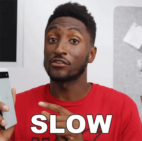 Slow Marques Brownlee GIF - Slow Marques Brownlee Not Fast GIFs