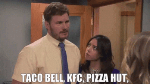 Parks And Rec Andy Dwyer GIF - Parks And Rec Andy Dwyer Taco Bell GIFs