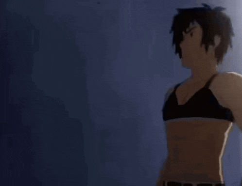 a black bra is flying through the air in a comic book style