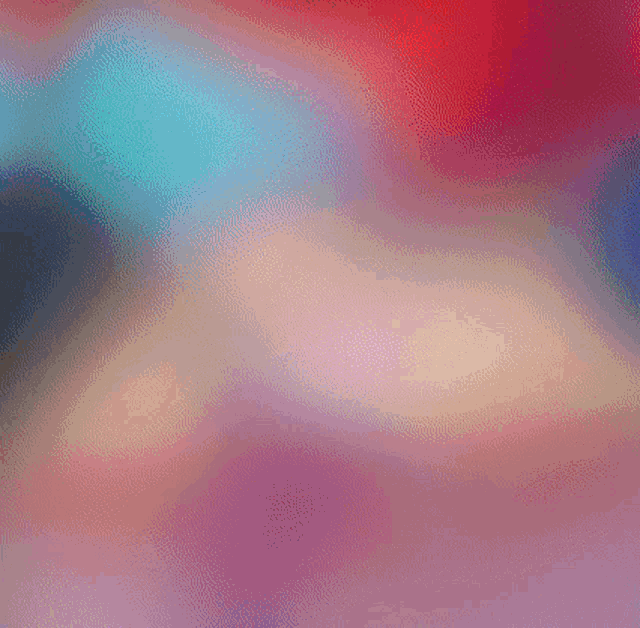 a blurry picture of a person 's face with a red , blue and purple background .