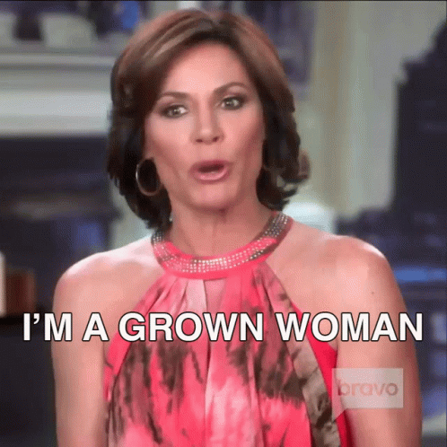 Im A Grown Woman Real Housewives Of New York GIF - Im A Grown Woman Real Housewives Of New York Rhony GIFs