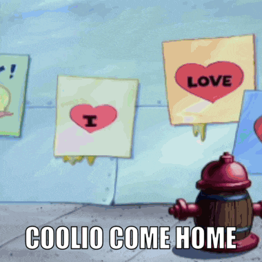 a fire hydrant stands in front of a wall with signs that say love and i love you